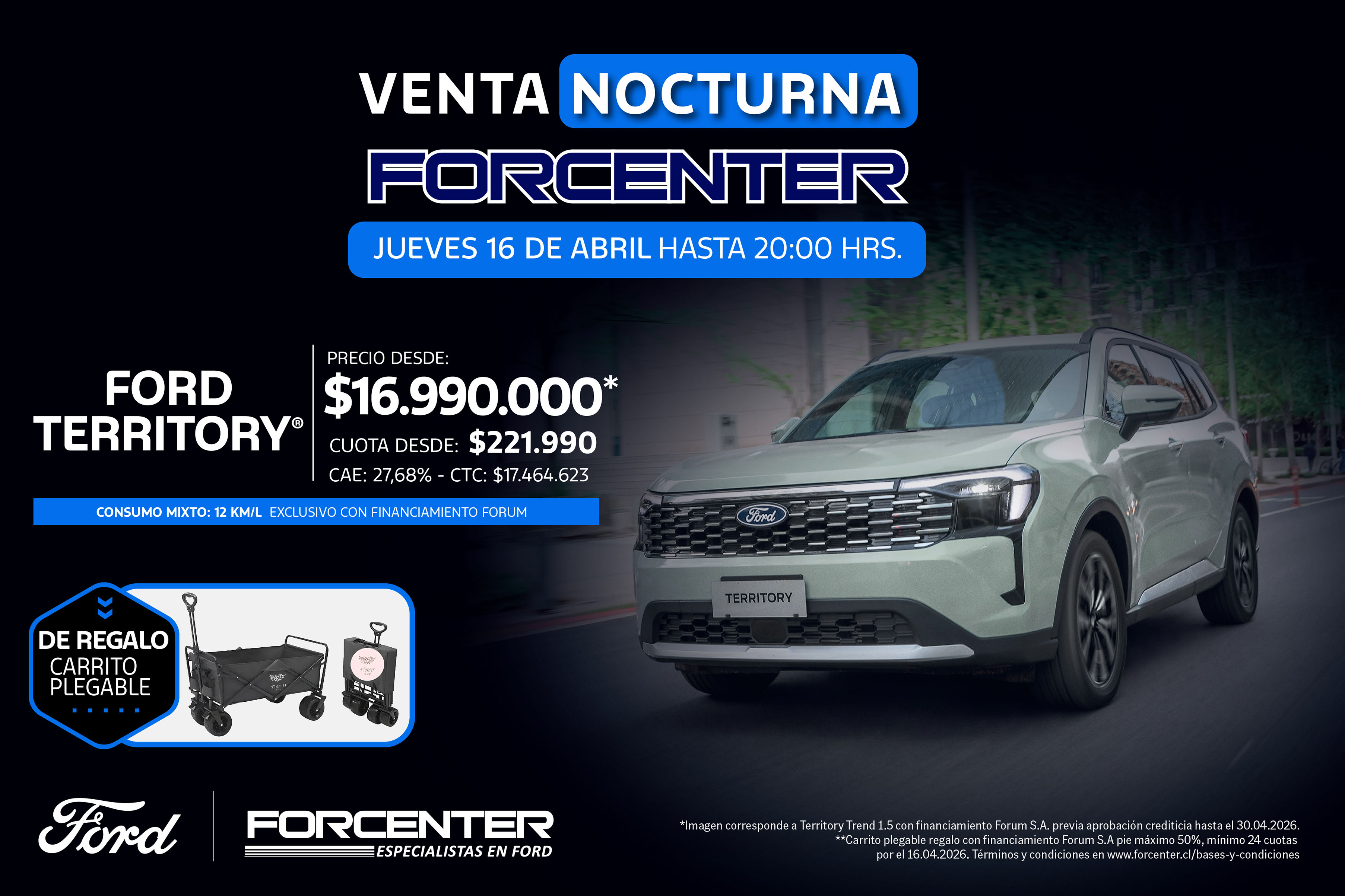 VENTA NOCTURNA FORD